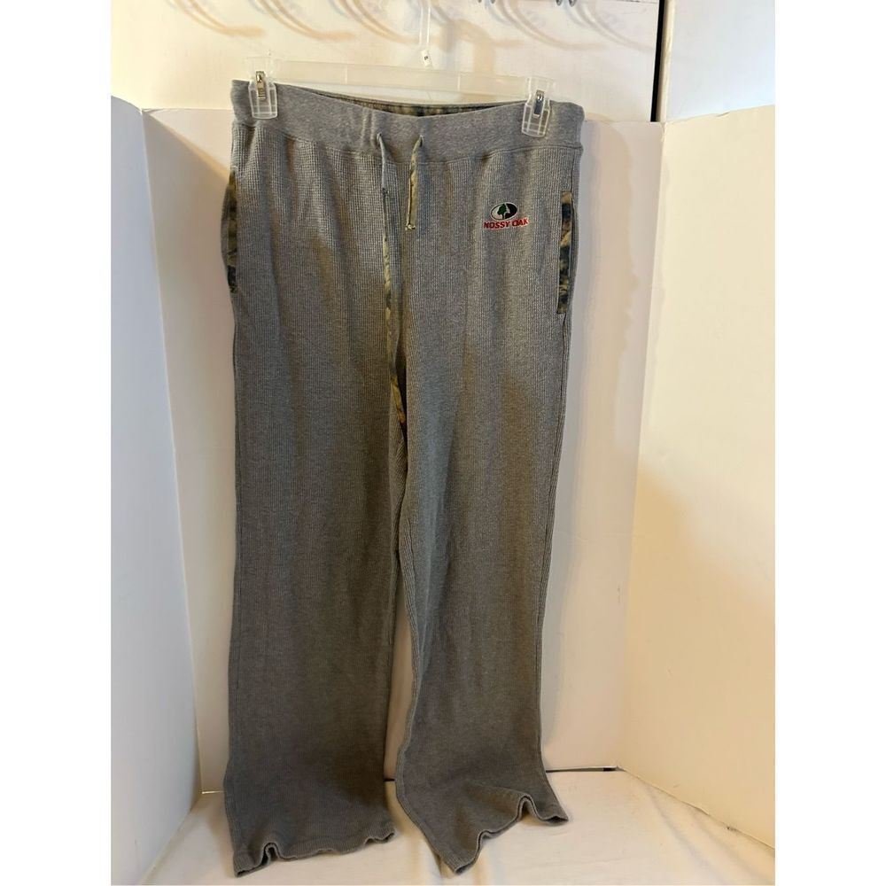 Mossy Oak‎ large women’s lounge pants gray camouflage trim